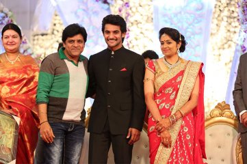 Hero Aadi Wedding Reception Photos